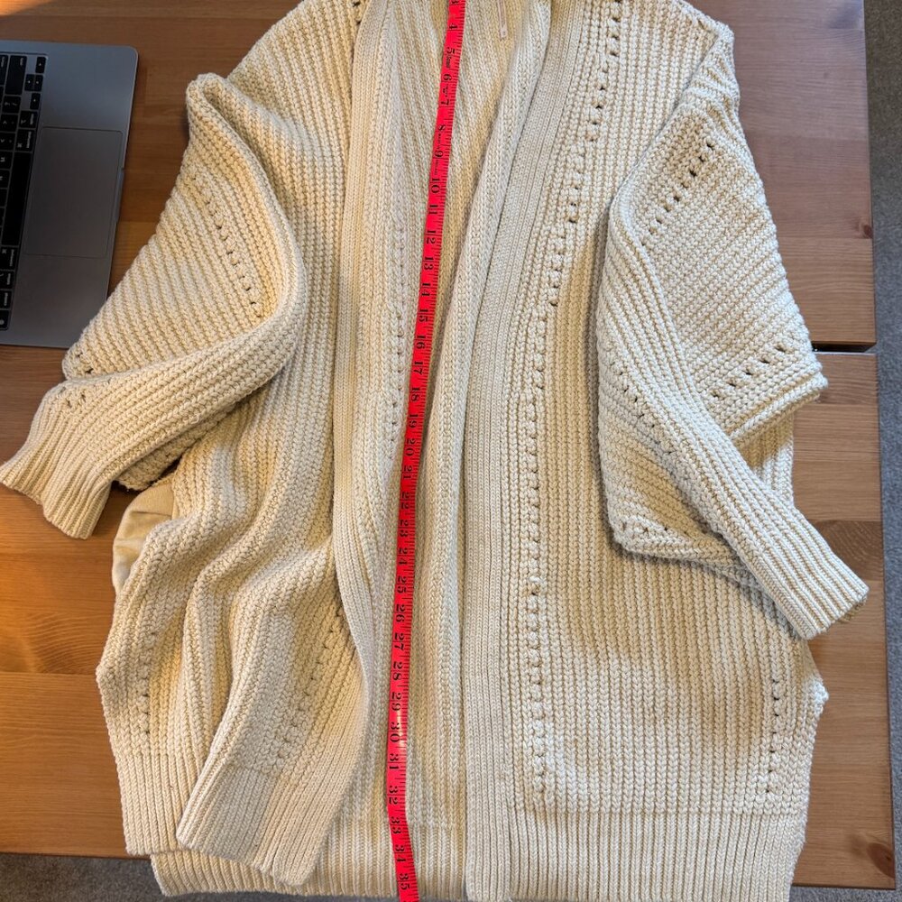 Free People - Chunky Knit Oversized Cardigan "Nightingale Cardi" - Picture 6 of 8